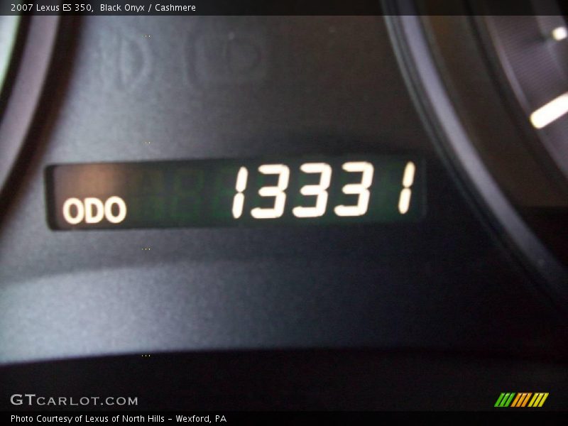 Black Onyx / Cashmere 2007 Lexus ES 350