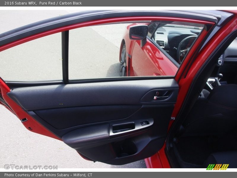 Pure Red / Carbon Black 2016 Subaru WRX