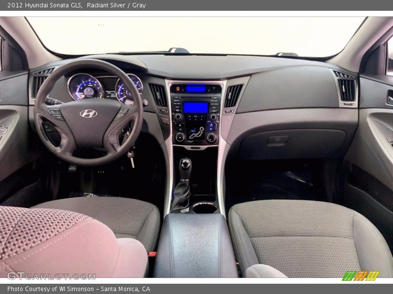 Radiant Silver / Gray 2012 Hyundai Sonata GLS