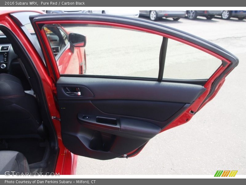 Pure Red / Carbon Black 2016 Subaru WRX