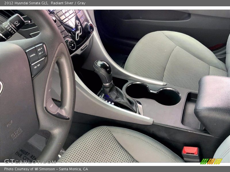 Radiant Silver / Gray 2012 Hyundai Sonata GLS