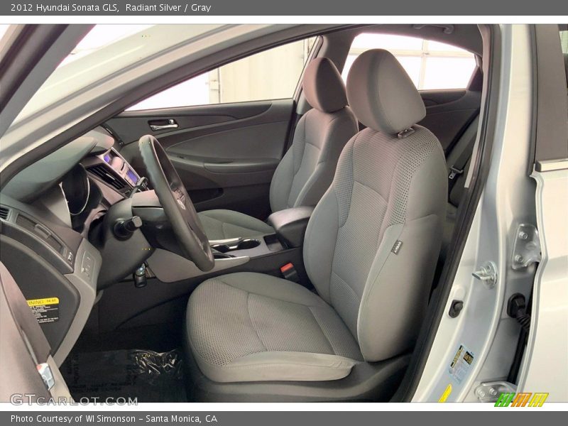 Radiant Silver / Gray 2012 Hyundai Sonata GLS