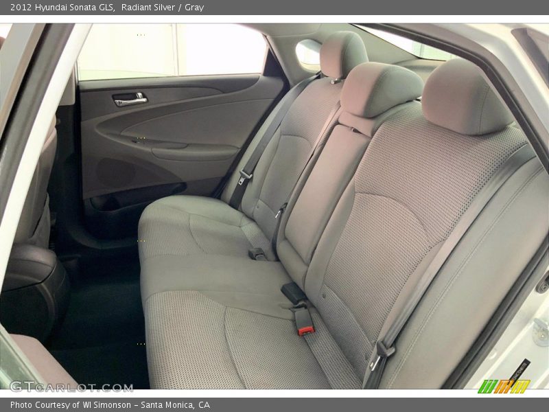 Radiant Silver / Gray 2012 Hyundai Sonata GLS