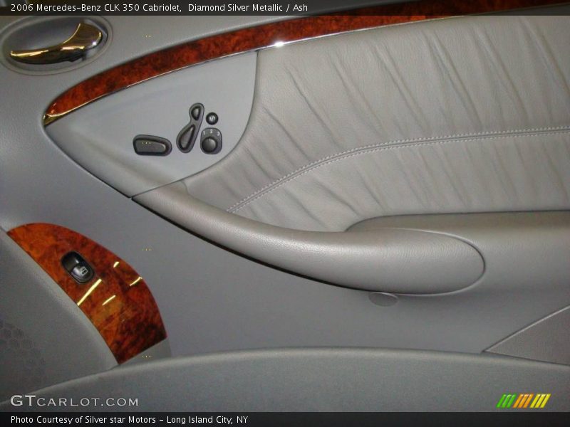 Diamond Silver Metallic / Ash 2006 Mercedes-Benz CLK 350 Cabriolet