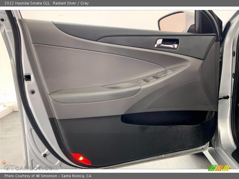 Radiant Silver / Gray 2012 Hyundai Sonata GLS
