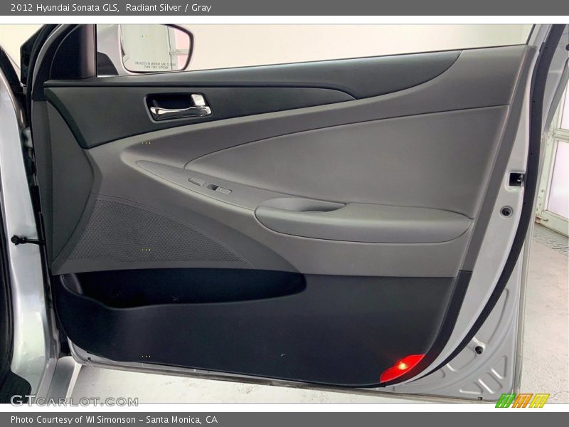 Radiant Silver / Gray 2012 Hyundai Sonata GLS