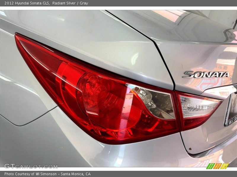 Radiant Silver / Gray 2012 Hyundai Sonata GLS