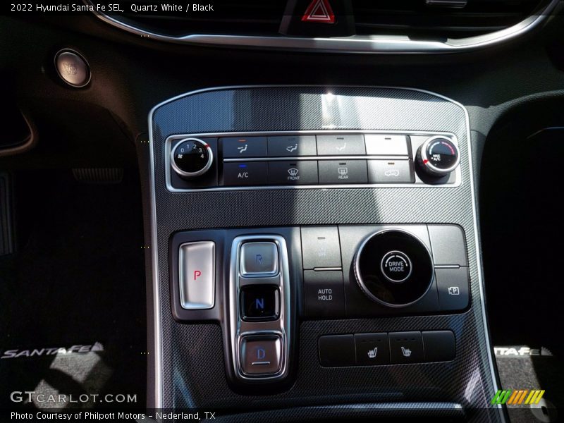 Quartz White / Black 2022 Hyundai Santa Fe SEL