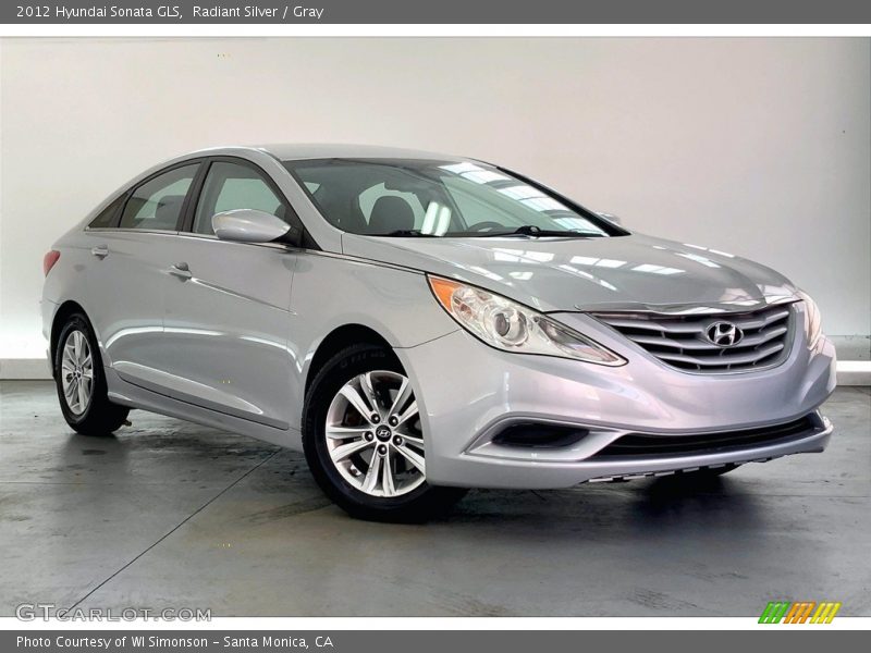 Radiant Silver / Gray 2012 Hyundai Sonata GLS