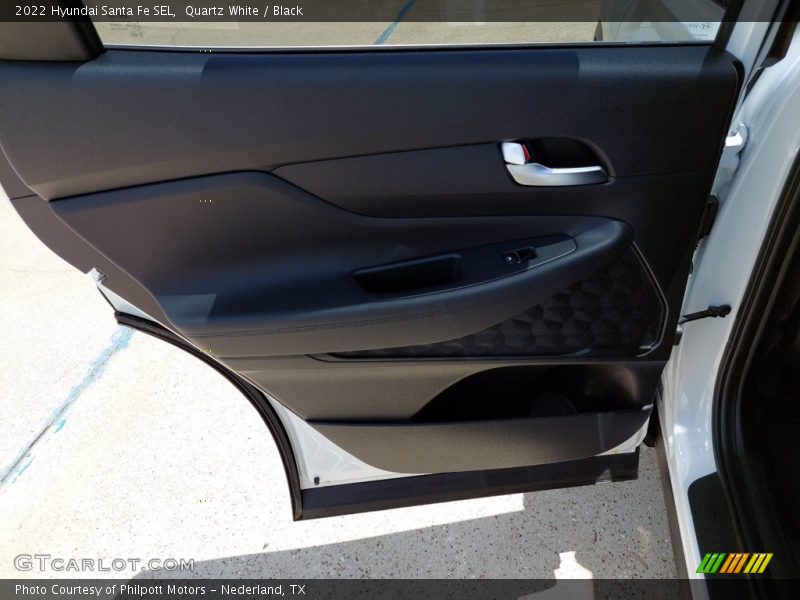 Quartz White / Black 2022 Hyundai Santa Fe SEL