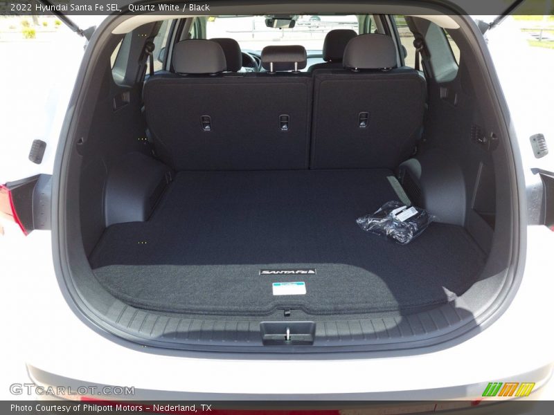 Quartz White / Black 2022 Hyundai Santa Fe SEL