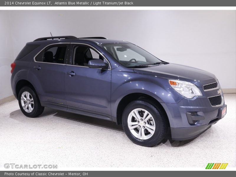 Atlantis Blue Metallic / Light Titanium/Jet Black 2014 Chevrolet Equinox LT