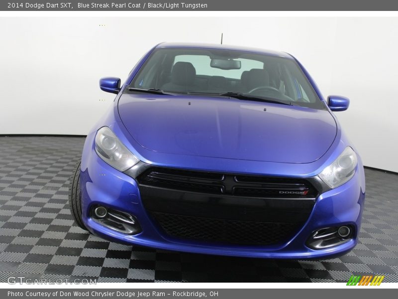 Blue Streak Pearl Coat / Black/Light Tungsten 2014 Dodge Dart SXT