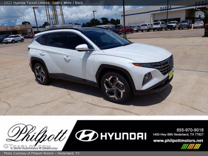 Quartz White / Black 2022 Hyundai Tucson Limited