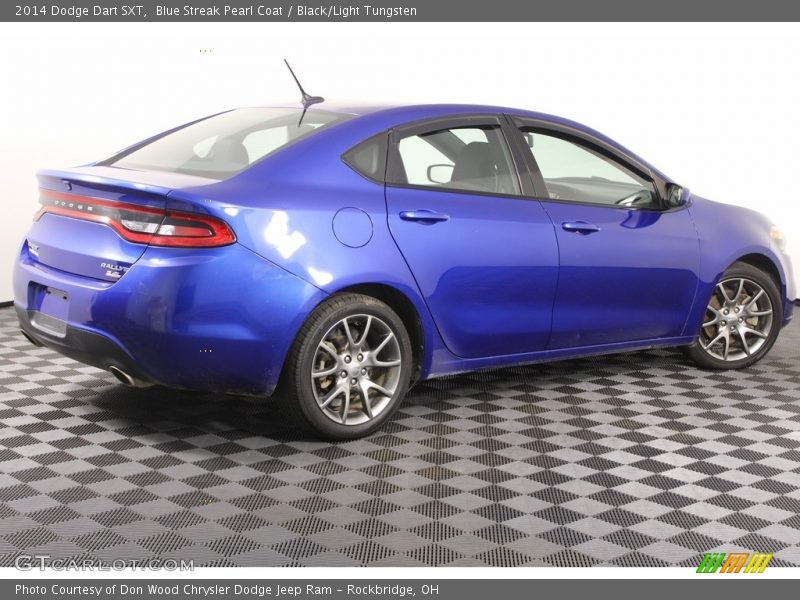 Blue Streak Pearl Coat / Black/Light Tungsten 2014 Dodge Dart SXT