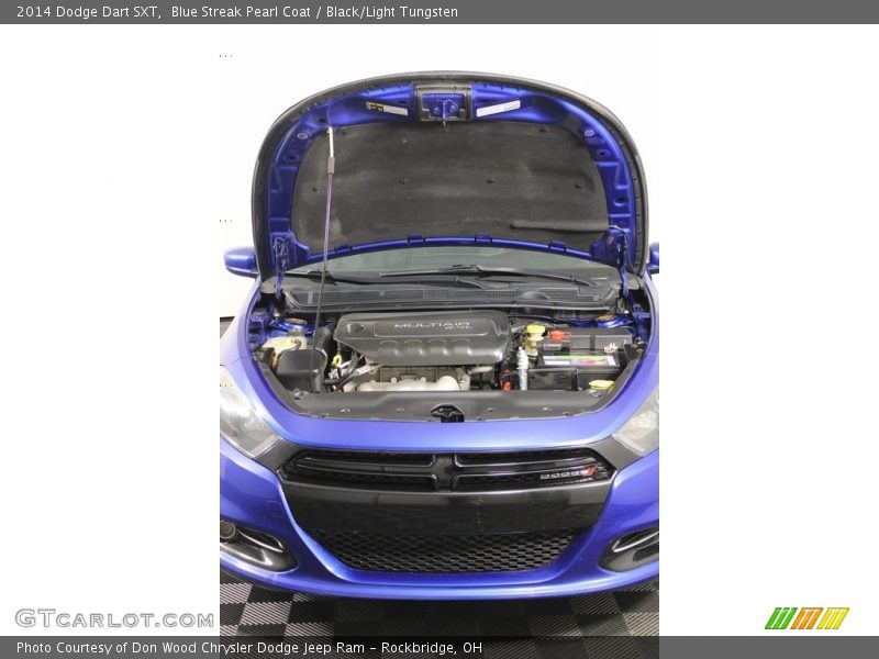 Blue Streak Pearl Coat / Black/Light Tungsten 2014 Dodge Dart SXT