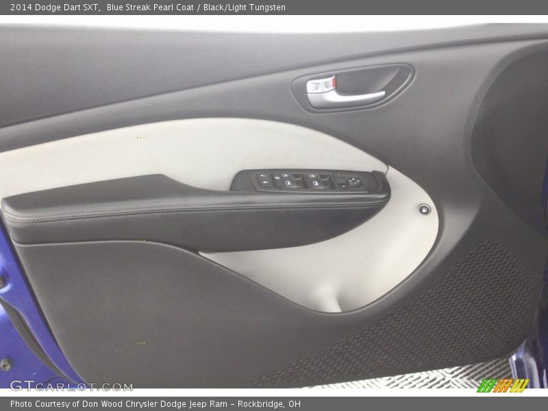 Blue Streak Pearl Coat / Black/Light Tungsten 2014 Dodge Dart SXT