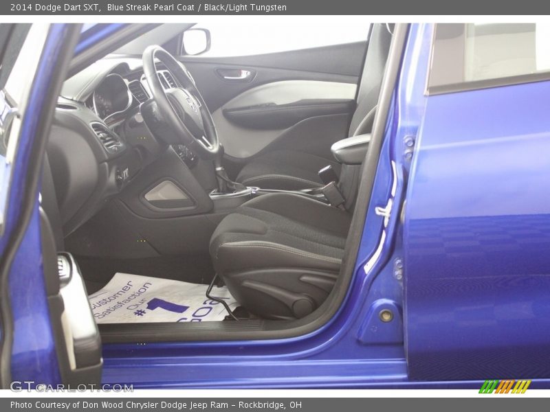 Blue Streak Pearl Coat / Black/Light Tungsten 2014 Dodge Dart SXT