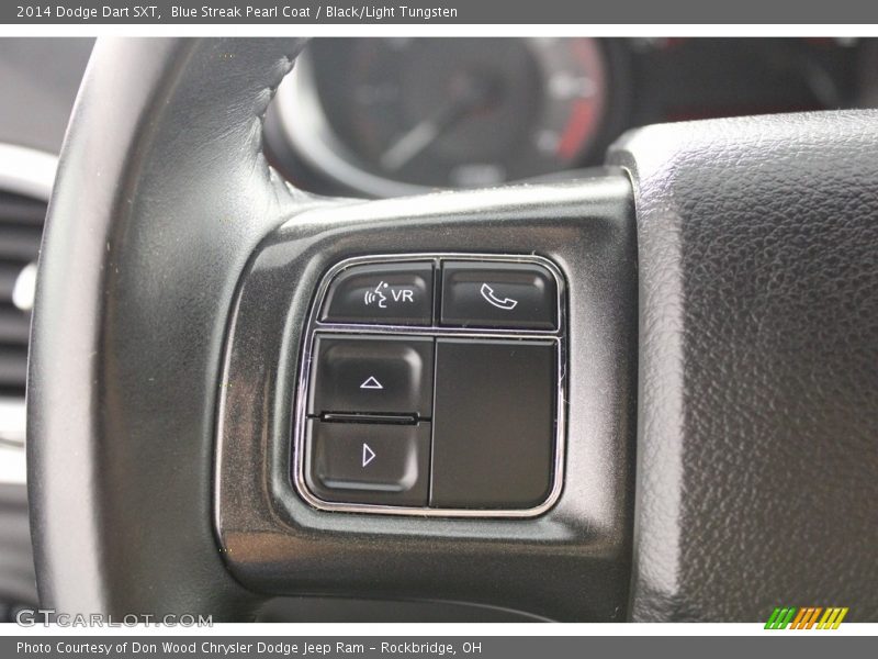 Blue Streak Pearl Coat / Black/Light Tungsten 2014 Dodge Dart SXT