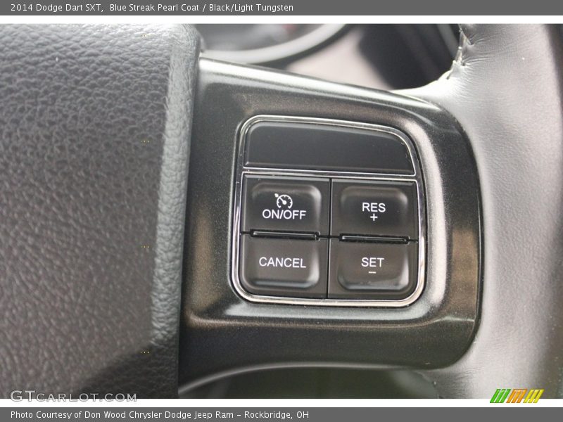 Blue Streak Pearl Coat / Black/Light Tungsten 2014 Dodge Dart SXT