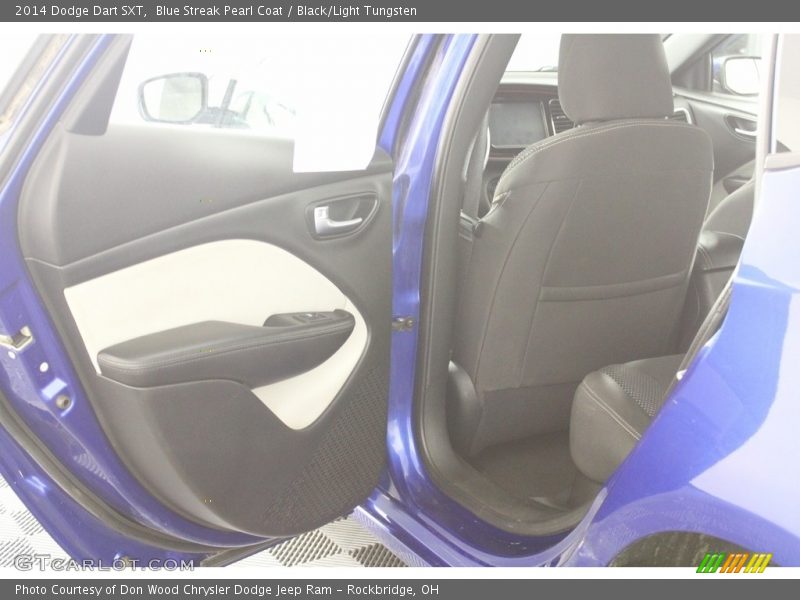 Blue Streak Pearl Coat / Black/Light Tungsten 2014 Dodge Dart SXT