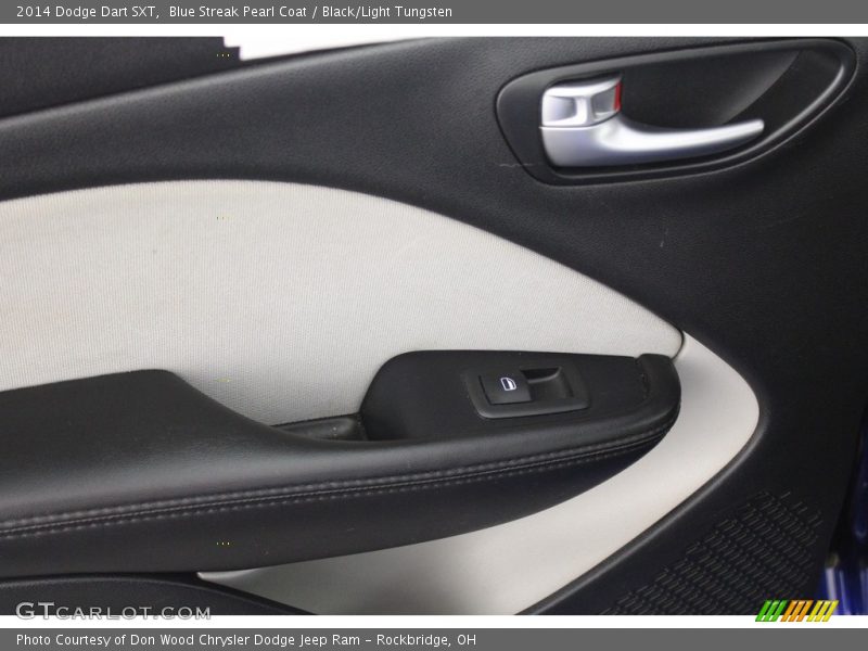 Blue Streak Pearl Coat / Black/Light Tungsten 2014 Dodge Dart SXT