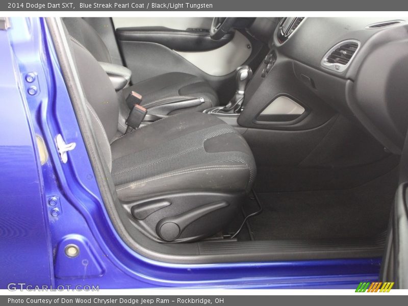 Blue Streak Pearl Coat / Black/Light Tungsten 2014 Dodge Dart SXT