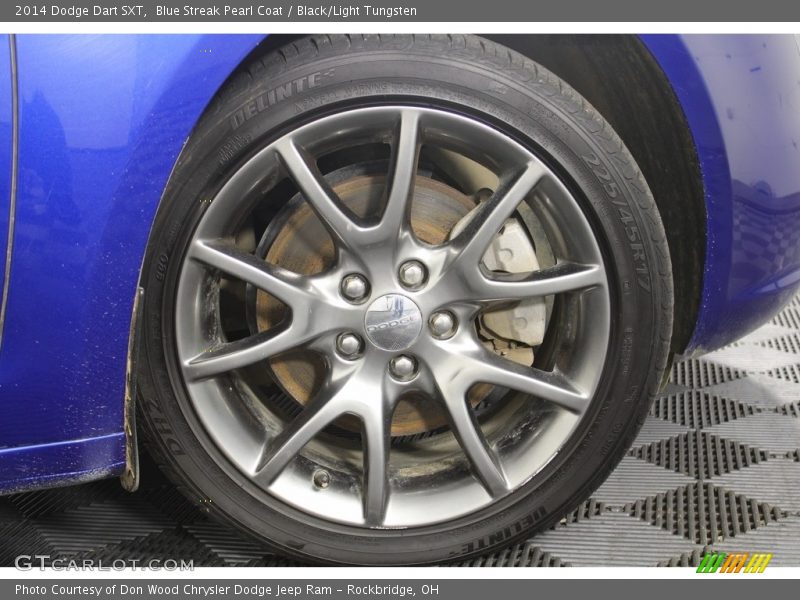 Blue Streak Pearl Coat / Black/Light Tungsten 2014 Dodge Dart SXT