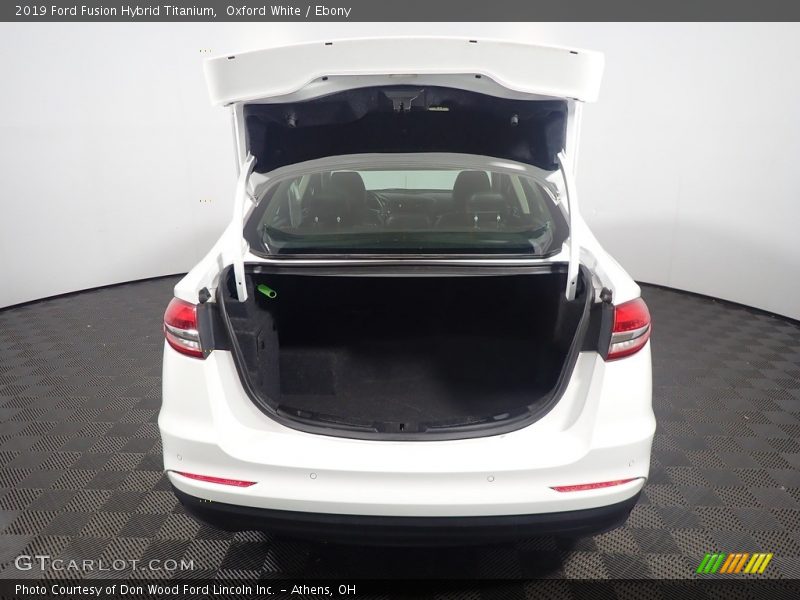 Oxford White / Ebony 2019 Ford Fusion Hybrid Titanium