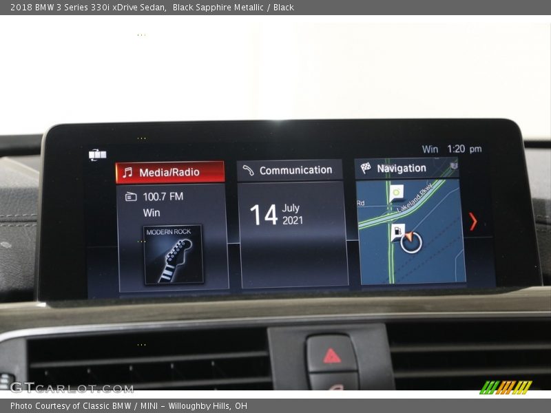 Black Sapphire Metallic / Black 2018 BMW 3 Series 330i xDrive Sedan