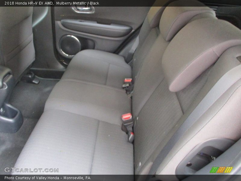 Mulberry Metallic / Black 2018 Honda HR-V EX AWD