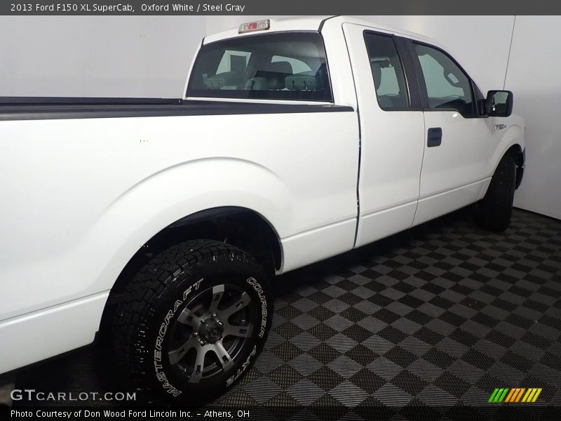 Oxford White / Steel Gray 2013 Ford F150 XL SuperCab