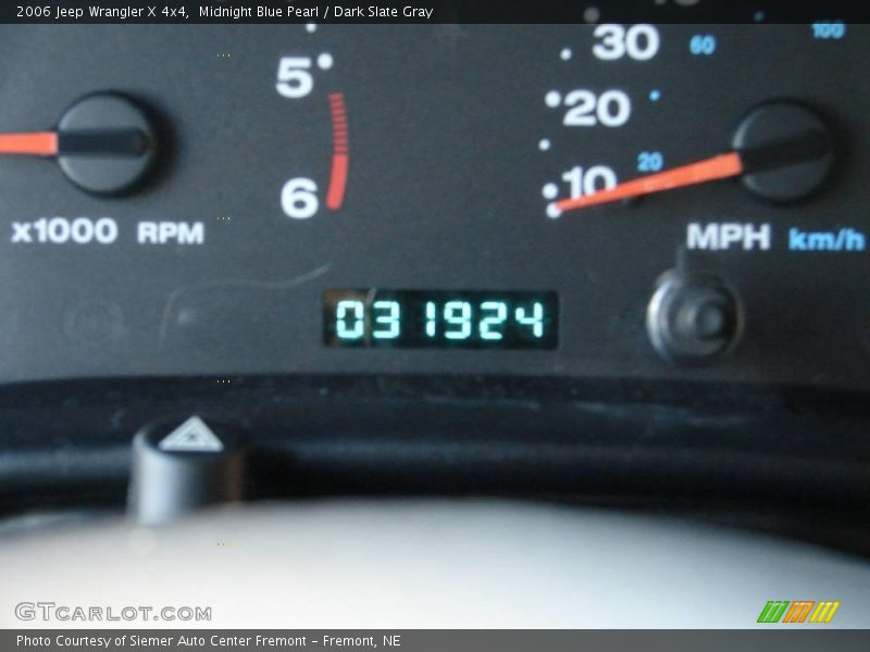 Midnight Blue Pearl / Dark Slate Gray 2006 Jeep Wrangler X 4x4