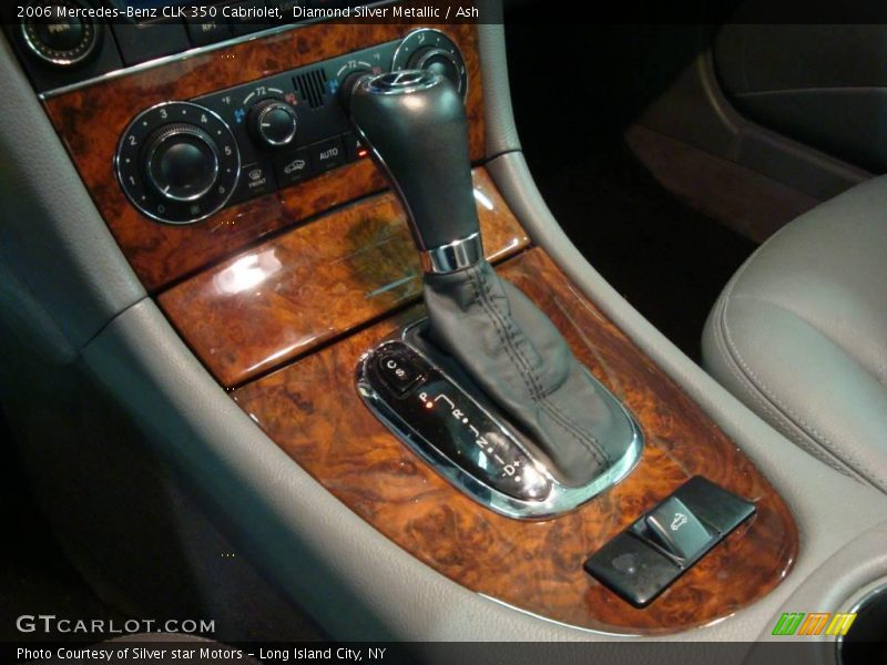 Diamond Silver Metallic / Ash 2006 Mercedes-Benz CLK 350 Cabriolet