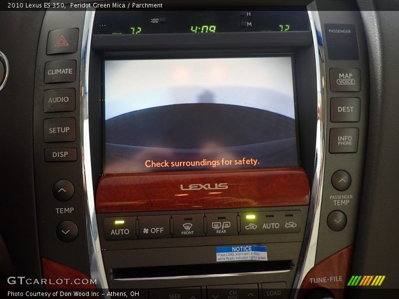 Peridot Green Mica / Parchment 2010 Lexus ES 350