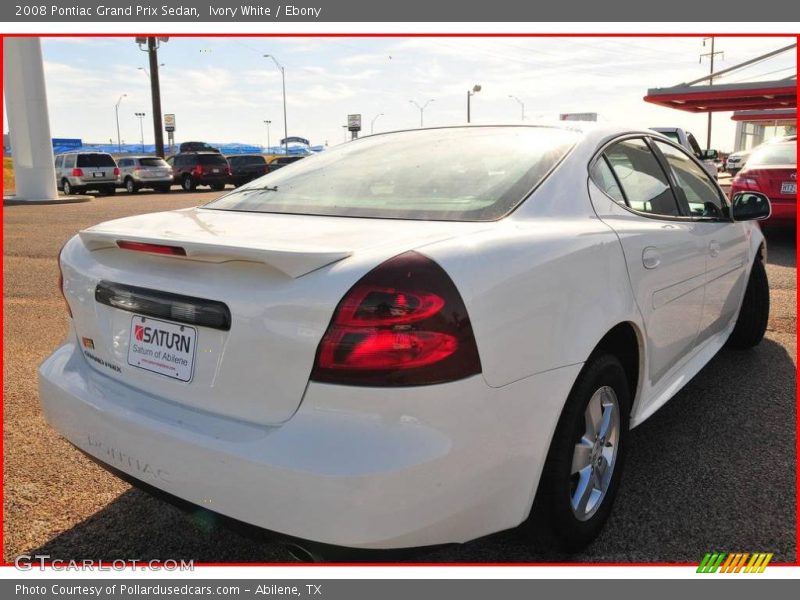 Ivory White / Ebony 2008 Pontiac Grand Prix Sedan