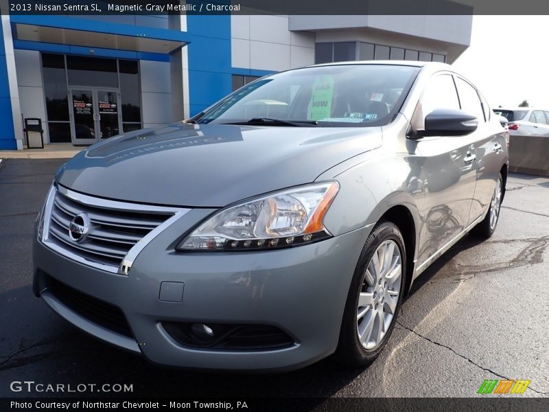Magnetic Gray Metallic / Charcoal 2013 Nissan Sentra SL