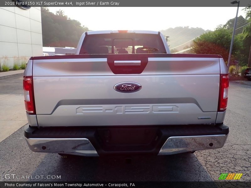Ingot Silver / Earth Gray 2018 Ford F150 XLT SuperCrew 4x4