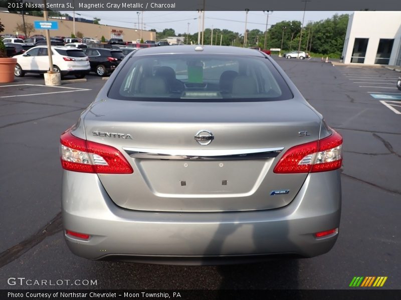 Magnetic Gray Metallic / Charcoal 2013 Nissan Sentra SL