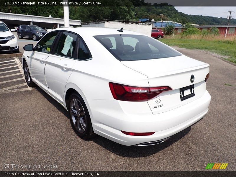 Pure White / Storm Gray 2020 Volkswagen Jetta R-Line