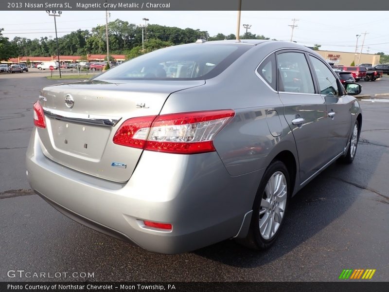 Magnetic Gray Metallic / Charcoal 2013 Nissan Sentra SL