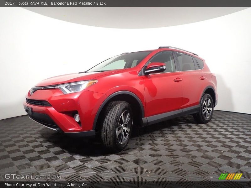 Barcelona Red Metallic / Black 2017 Toyota RAV4 XLE