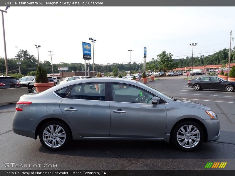 Magnetic Gray Metallic / Charcoal 2013 Nissan Sentra SL