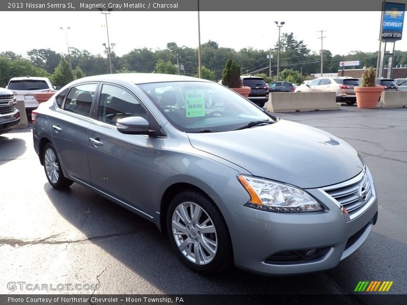 Magnetic Gray Metallic / Charcoal 2013 Nissan Sentra SL