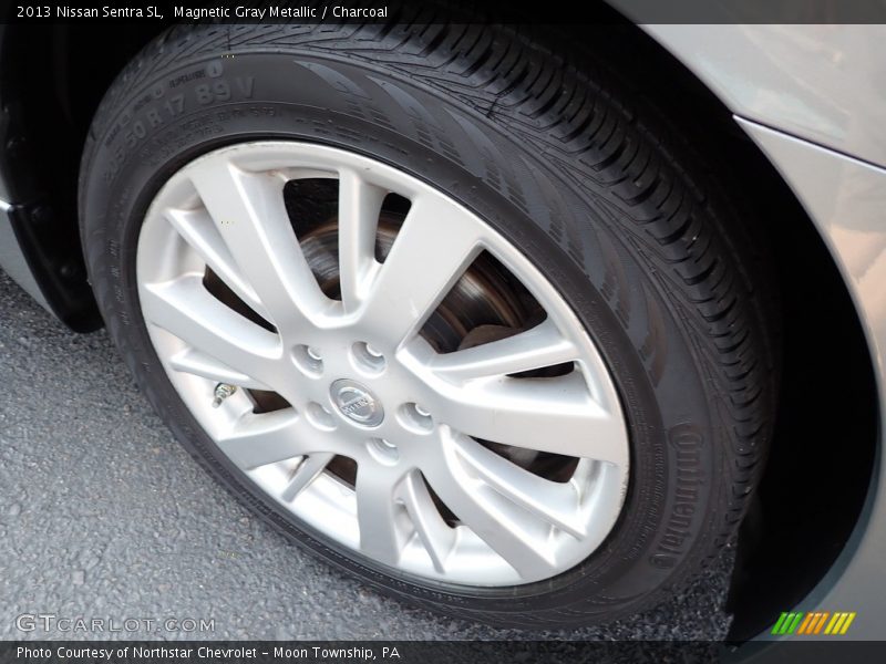 Magnetic Gray Metallic / Charcoal 2013 Nissan Sentra SL