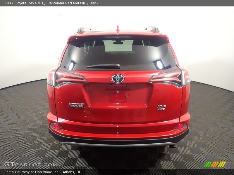 Barcelona Red Metallic / Black 2017 Toyota RAV4 XLE