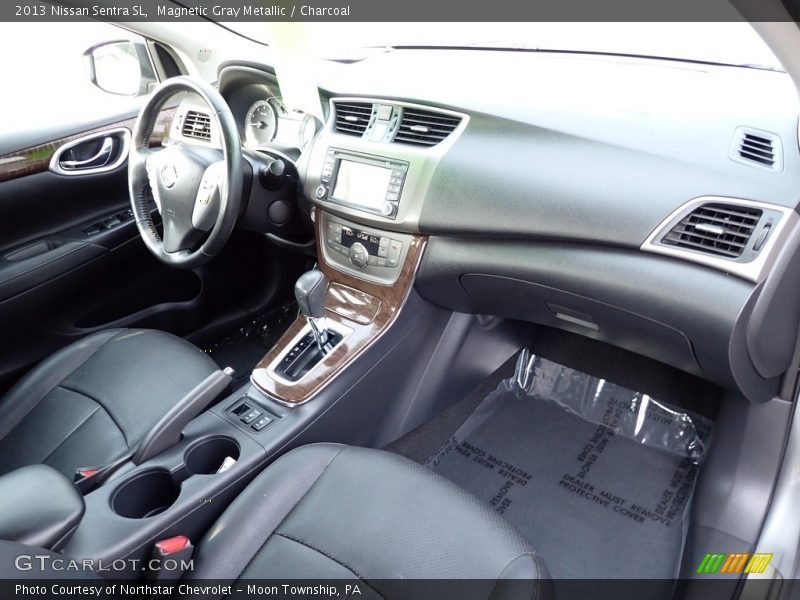 Magnetic Gray Metallic / Charcoal 2013 Nissan Sentra SL