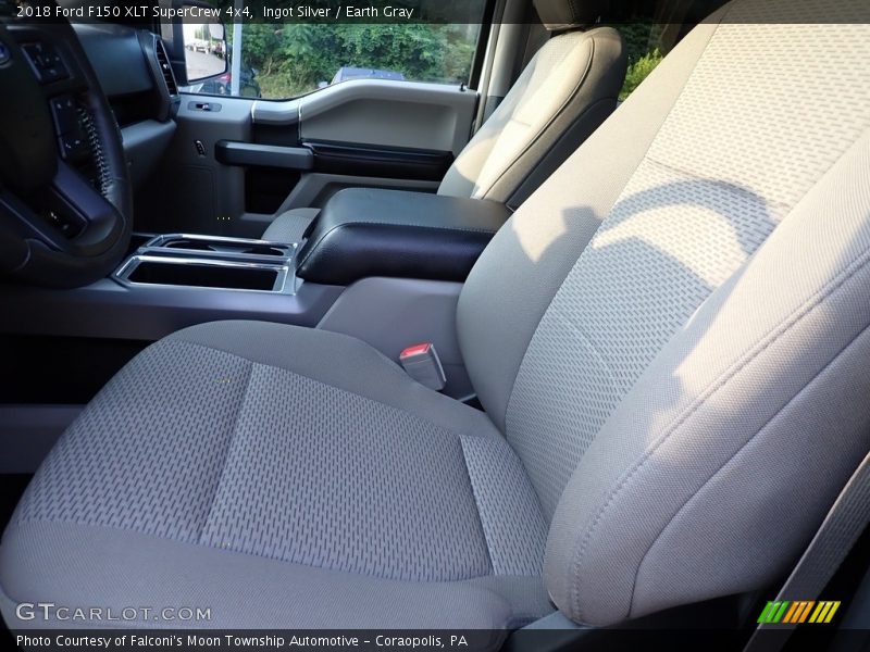 Ingot Silver / Earth Gray 2018 Ford F150 XLT SuperCrew 4x4