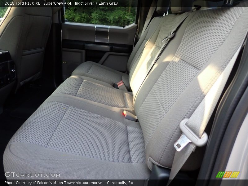 Ingot Silver / Earth Gray 2018 Ford F150 XLT SuperCrew 4x4