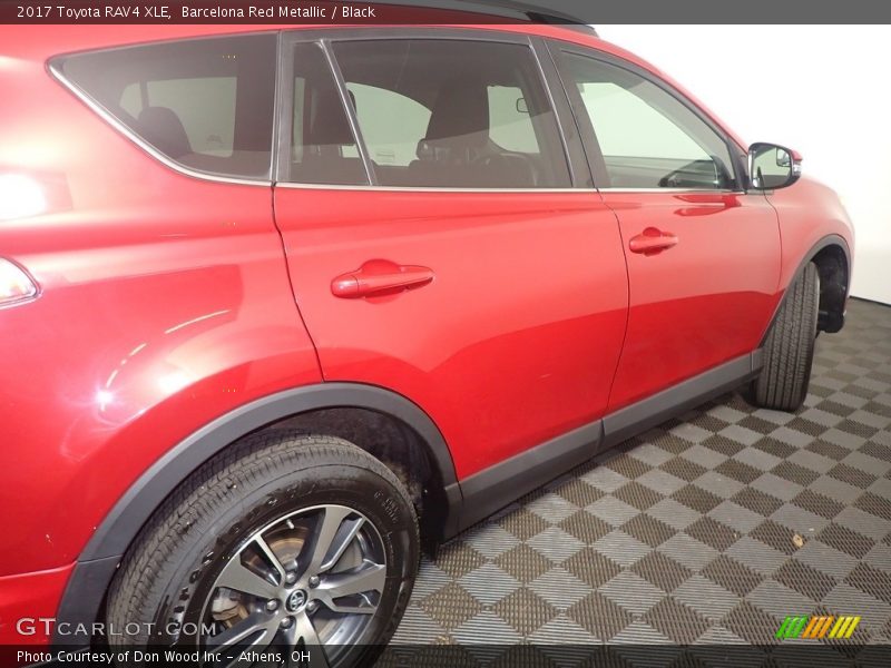 Barcelona Red Metallic / Black 2017 Toyota RAV4 XLE